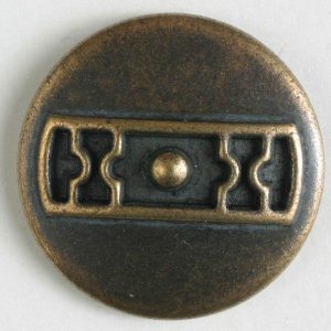 Jeans Buttons | Metal Button With Shank – Size: 18Mm – Color: Antique Brass