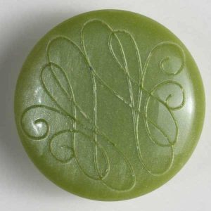 Shirt Buttons | Polyester Button – Size: 15Mm – Color: Green