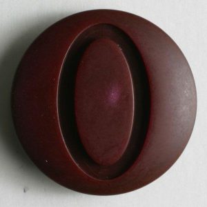 Jacket Buttons | Polyester Button – Size: 28Mm – Color: Red